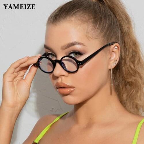 2021 Trends Office Anti Blue Light Glasses Women Men Computer Glasses Vintage Round Clear Lens Glasses Optical Spectacle Frames