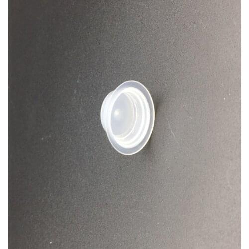 8mm Small Size Clear White Tattoo Ink Pigment Cups Permanent Eyebrow Pigment Disposable Caps Supply