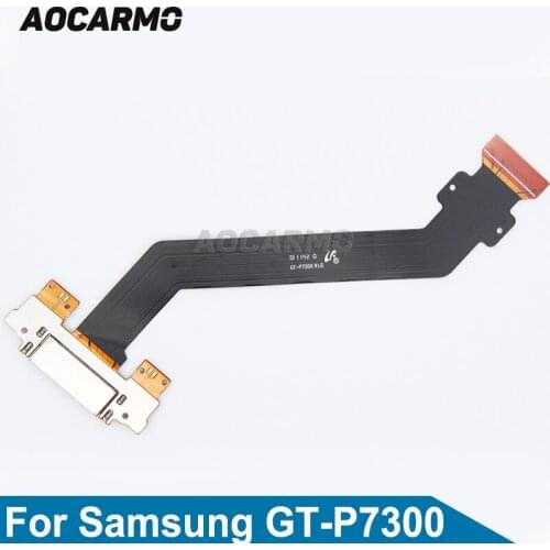 Aocarmo USB Charger Port Connector Flex Cable For Samsung Galaxy Tab 8.9 GT-P7300