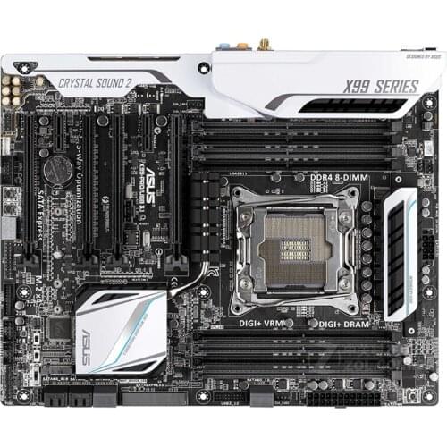Free shipping original motherboard for ASUS X99-PRO/USB3.1 DDR4 LGA 2011-V3 USB2.0 USB3.0 boards 64GB X99 Desktop motherborad