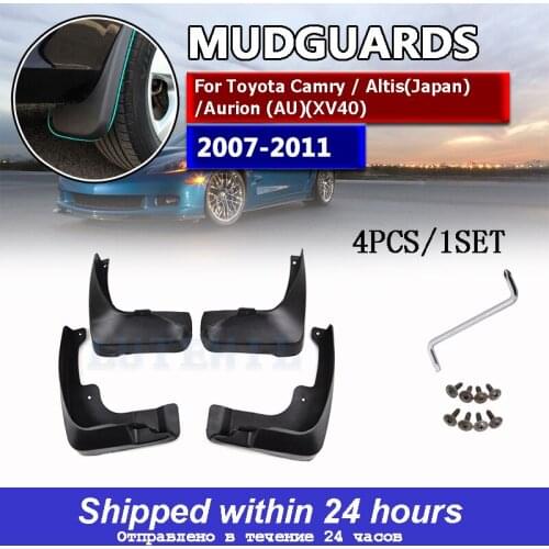 For Toyota Camry Altis Aurion XV40 2007-2011 Car Mud Flaps Fender Flares Mudguards Mudflaps Splash Guards