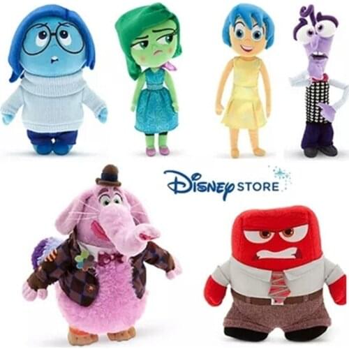 Disney Movie Inside Out Plush Toy Joy Anger Sadness BingBong Disgust And Fear Collection Kids Gift 5pcs
