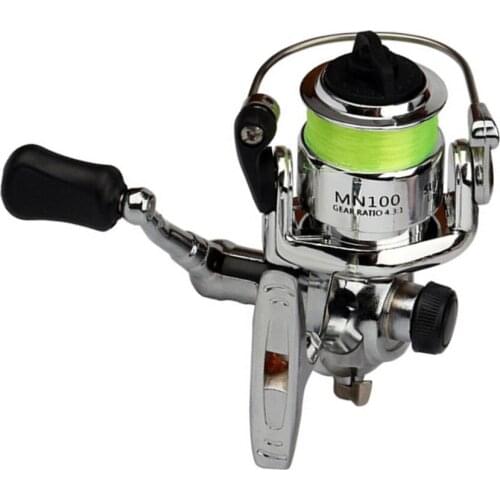 Portable Size High Strength Aluminum Alloy Spinning Fishing Reel Fishing Tackle Small Spinning Reel 4.3:1 Fishing Accessories