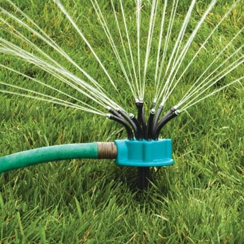 Automatic Irrigation Sprinkler Multihead 360 Degree Rotating Water Sprinkler Spray Nozzle Lawn Garden Irrigation Sprinklers