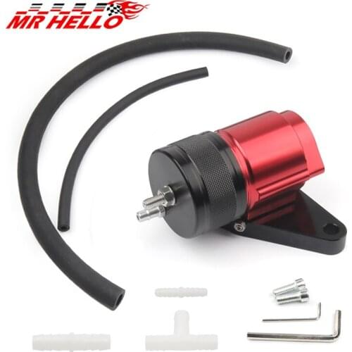 Red Perrin Recirculation Blow Off Valve Kit For 02-07 WRX 04-17 STi