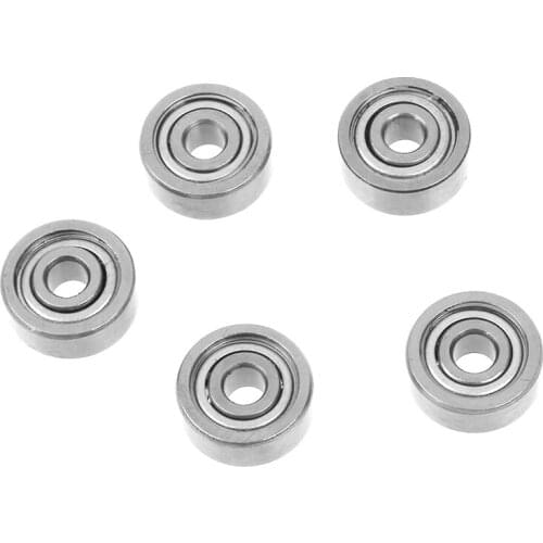 New 5 Pcs Double Sealed 3 x 10 x 4mm Deep Groove Ball Bearings 623Z