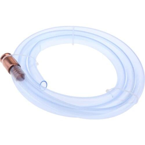 Siphon Hose For Fluid Water Transfer Pump 6'x 5/8" Anti-Static Tubing Brass