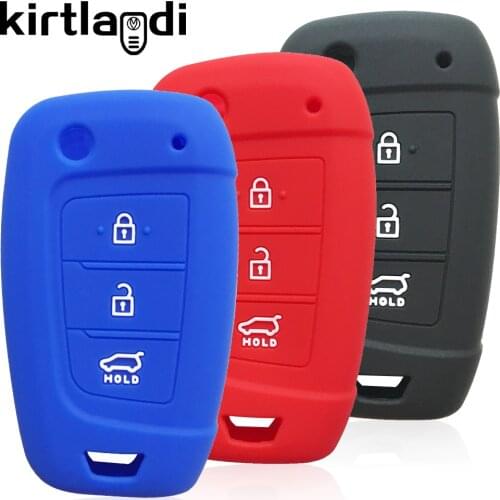 Silicone Car Remote Key Case Cover Skin for Hyundai Tucson 2020 for Hyundai Solaris Celesta I35 I30 2016-2019 Holder Accessories