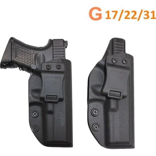 Tactical IWB Kydex gun Holster For Glock 17 22 31 Concealed airsolf Pistol gun Case holsters for hunting accessories