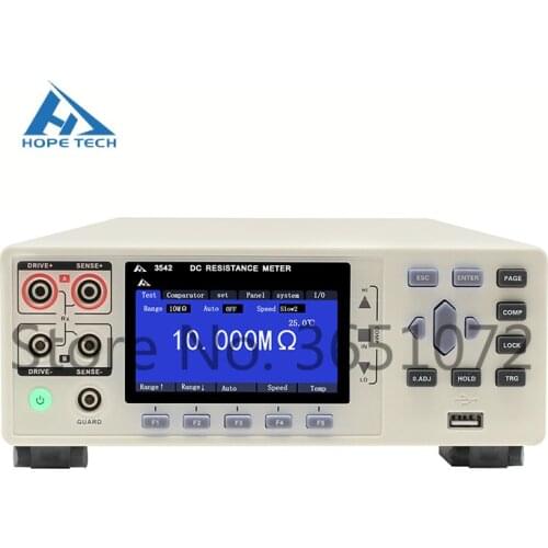 CHT3542 Precision DC Resistance Meter with Wide Measurement Range 0.1μΩ~10MΩ