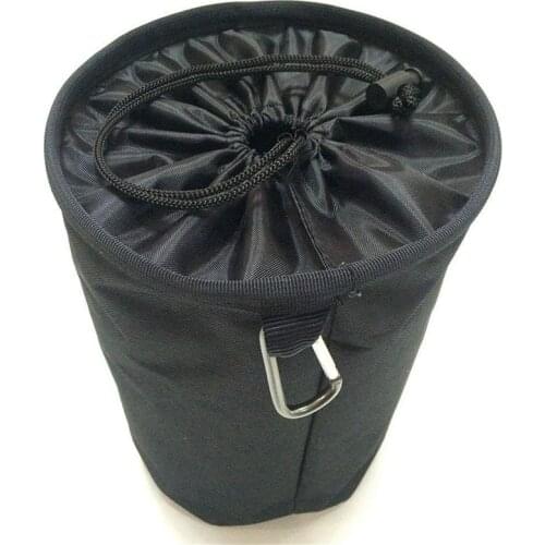 Bag Clips, Linen Holder Bags Container Clothespin Holder Clothespin Storage Bag Black Bag for Clothespins