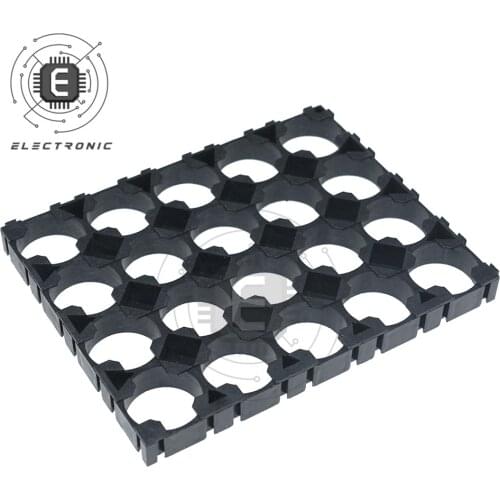 20pcs 18650 Lithium Cell Cylindrical Battery Case Holder Batteries Pack Plastic Holder Bracket For DIY Battery Pack 1x2 3x5 4x5