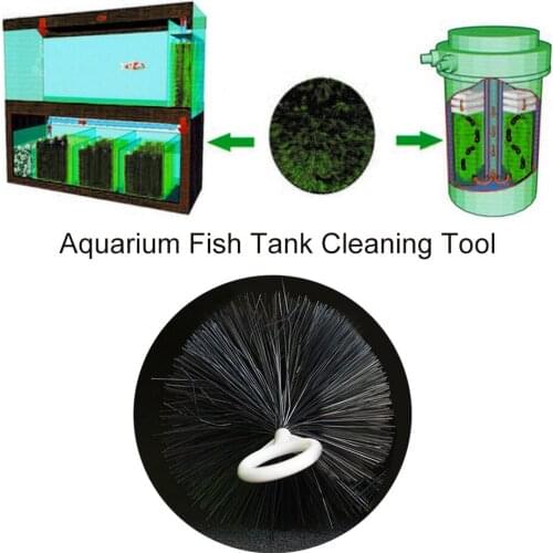 Aquarium Filter Brush Fish Tank Cleaning Tool Biochemistry Remover Fish Pond Filter Brush Aquarium Cleaning Filter Tools