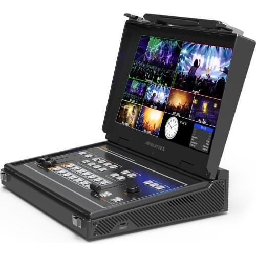 Avmatrix PVS0613U Portable 6CH SDI/HDMI Cable-Compatible Multi-format Streaming Video Switcher