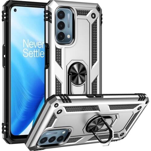 Car Magnetic Metal Ring Stand Armor Shockproof Case For OPPO A54 A74 5G A93 5G Soft TPU Bumper Hard PC Back Cover Coque Fundas