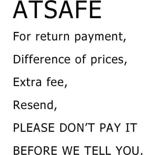 FOR PRICE DIFFERENCE (PLEASE CONTACT CUSTOMER SERVICE)