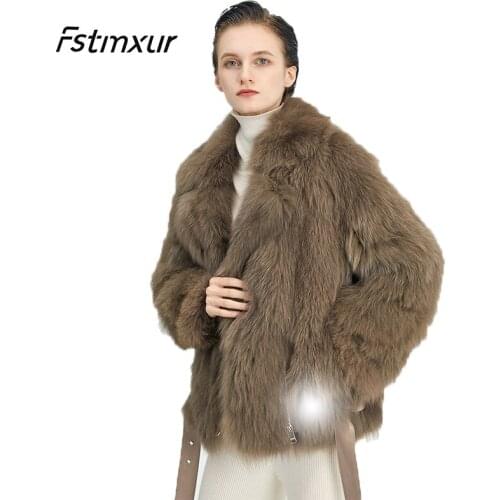 Fstmxur Fox Fur Coats