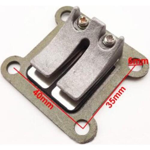 Reed Valve Intake Manifold Gasket For 47 49cc 2 Stroke ATVs Dirt Bikes Quads