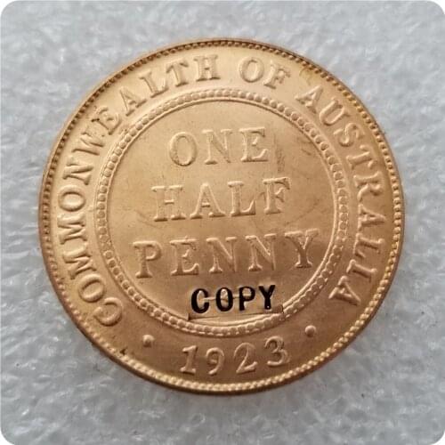 COPY REPLICA 1923 AUSTRALIAN half penny