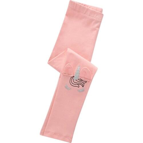 Applique Unicorns Legging Pants Lovely Autumn Spring Girls Skinny Trousers Fashion New Girls Pants Children Clothes