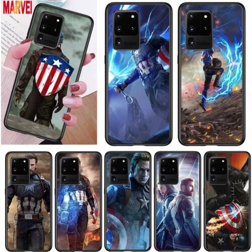 Fashion Captain America Art For Samsung Note 20 10 8 9 M02 M31 S M60S M40 M30 M21 M20 M10S F62 M62 M01 Ultra Pro Plus Phone Case