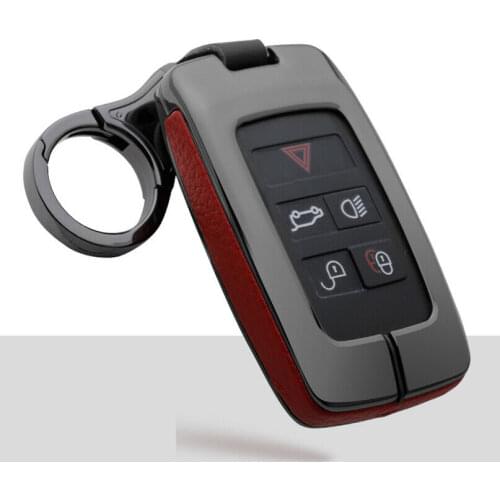 New Zinc Alloy Car Key Case Cover for Land Rover Range Rover Sport Evoque Discovery 5 Jaguar E-Pace 2017 2018 2019 Key Covers