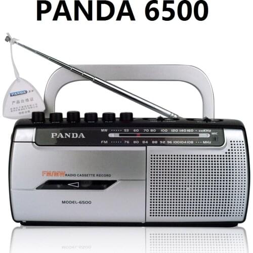 PANDA 6500 FM Radio Tape Recording Learning English is simple to operate Recorder
