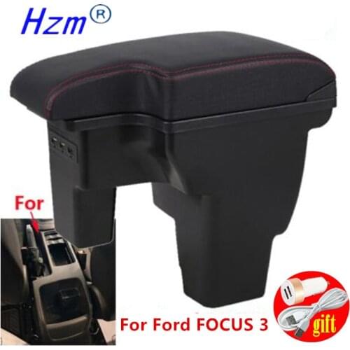 For Ford 17 FOCUS 3 Box armrest car 2017 Interior interior armrest rechargeable