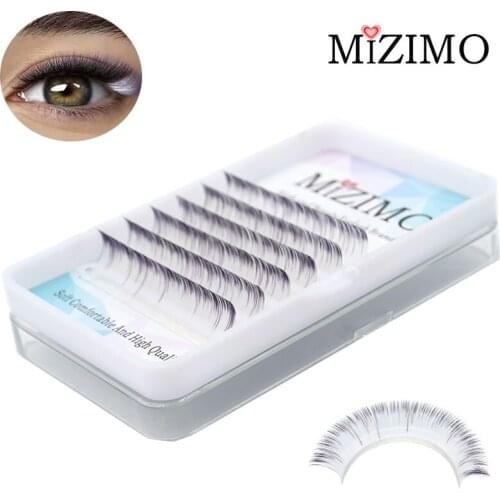 MIZIMO New Color False Eyelashes Two-color Gradient Grafting Eyelash Artificial Mink Hair Eyelash Extension Tool