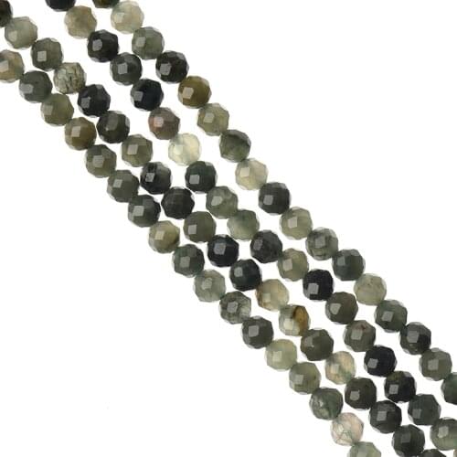 Cutting Crystal Quartz Beads 3-2mm Size For Green Hair Crystal Stone Loose Beads 15inch jewelry Bracelets Gifts H562