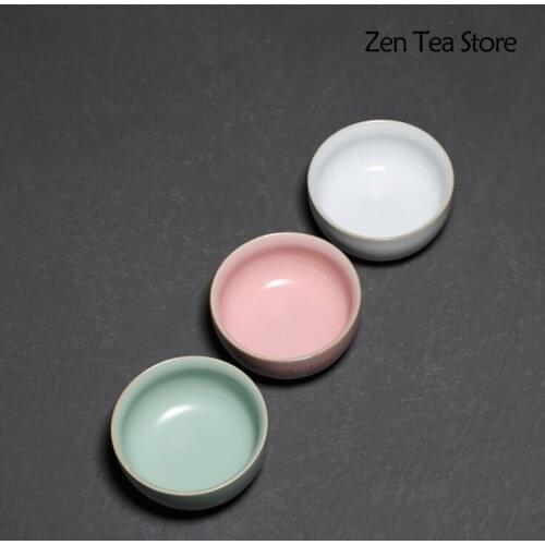 Ru Kiln Tasting Tea Cup Ceramics Mugs Tea Cups Beer Kung Fu Tea Mug Whiskey Glass Drinkware Cup Ceramic Tea Set Gift Household