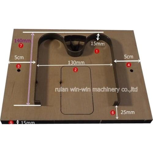 Punching knife for bag making machine