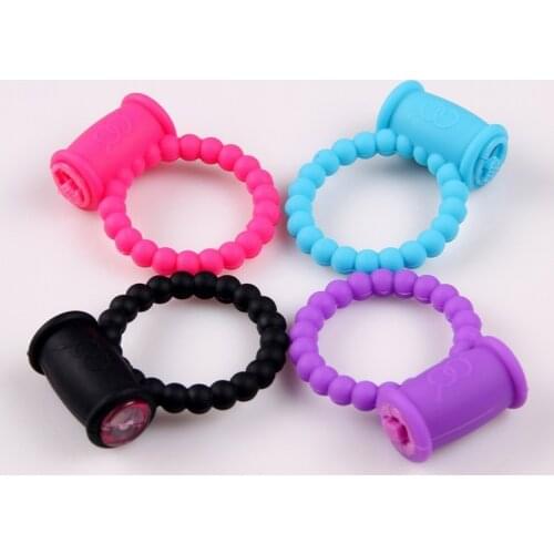 Cock Ring Vibrating Powerful Vibrator Delay Ejaculation Penis Ring Adult Sex Toys for Men Clit Vibrate for Couples