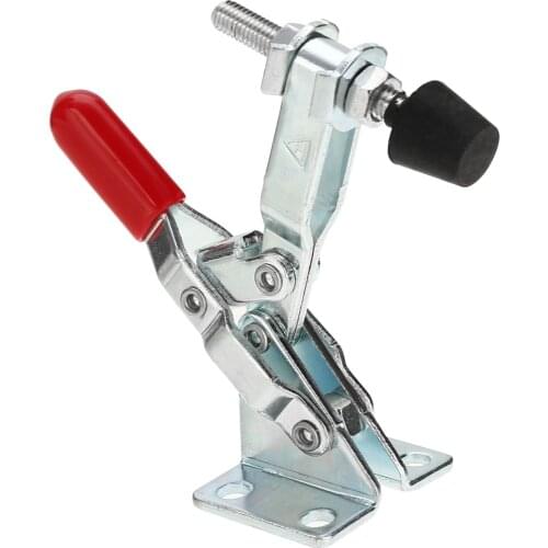 1pc Durable Anti-Slip Holding Capacity Push Pull U Shape Toggle Clamp Vertical/Horizontal Type