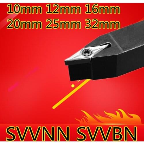 1PCS SVVBN SVVCN 1010H11 1212H11 1616H11 1616H16 2020K11 2020K16 2525M11 2525M16 3232P16 SVVCN2020K16 CNC External Turning tools