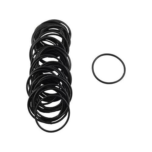 100x NBR 30mm x 1.5mm Hole Sealing O Rings Gaskets Washers for Mechanical