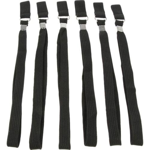 12 Pieces Black Hiking Walking Stick Ropes Crutch Stool Chair Seat Straps