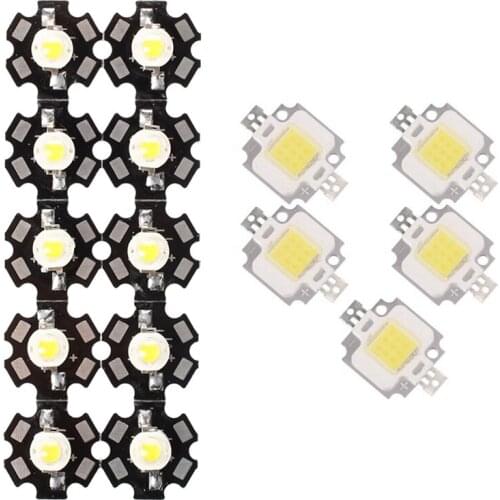 15 Pcs LED Module LED Lamp Bulb White Nature 20000K 9 - 12V 900LM 10W & 3W