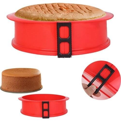 2 PCS Silicone Spring Form Pan Cake Mould Fondant Cake Chocolate Muffin Mold DIY Baking Pastry Mould Baking Tool
