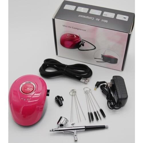 Dual Action Airbrush Air Compressor With Air Brush Mini Spray Gun For Nail Art Make Up Air-Brush Mini Beauty Airbrush
