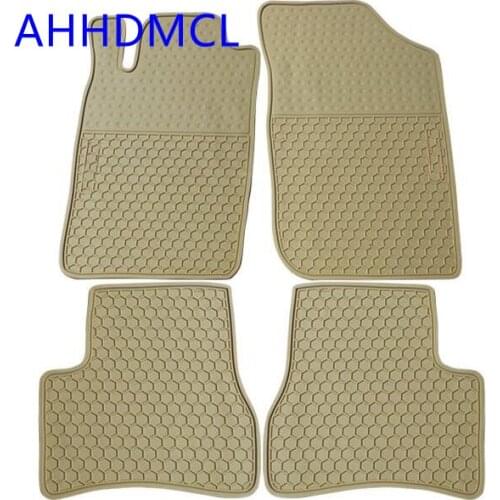 Car Rubber Floor Mats Carpets Feet Pad For Peugeot 206 207 2006 200720082009201020112012 2013 20142015 2016 2017 Left Hand Drive