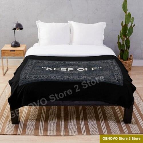 Off white rug keep off Blanket Fleece Plush Blankets on Bed/Sofa Sleeping Cover Bedding Throws Bedsheet for Kids Adult