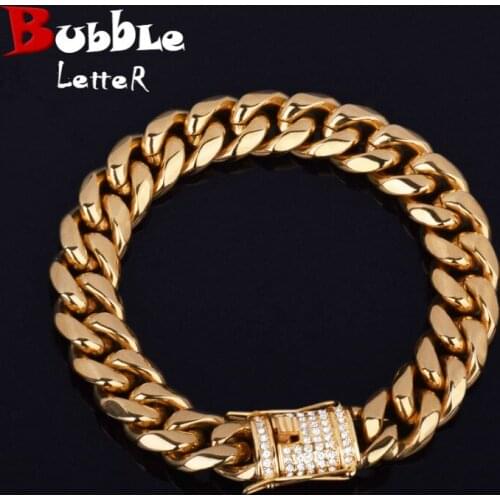 Bubble letter Metal Bracelets