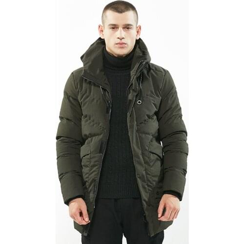 Casaco Masculino Inverno 2017 Winter Fashion Warm Mens Long Hooded Coats Hip Hop Thick Winter Down Jacket Men Parkas Para Homens