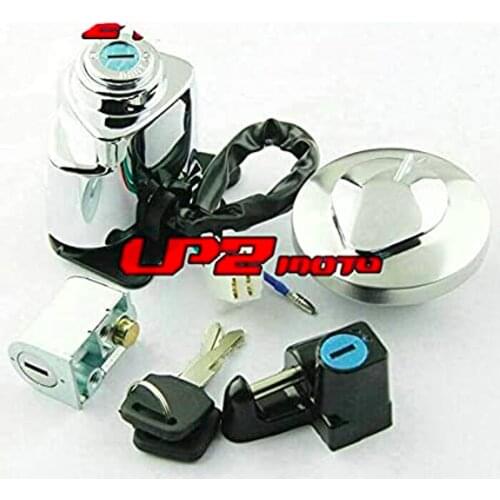Ignition Switch Fuel Gas Cap Helmet Steering Lock Keys Set For Honda Steed 400 NV400 92-98 Shadow 400 Slasher NV400 00-02