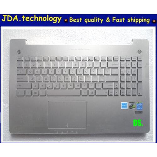MEIRROW 95%New/orig Palmrest topcase For ASUS N550 N550JV N550JK US keyboard Upper cover Touchpad Backlight
