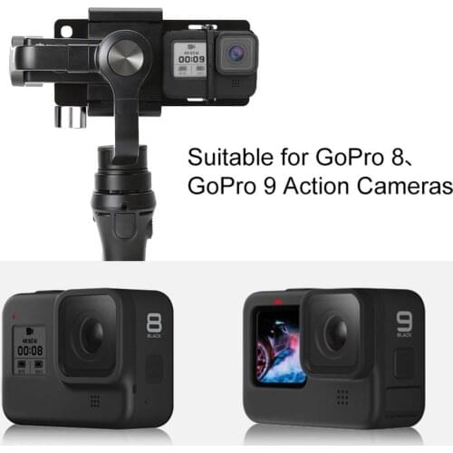 Mount Plate For GoPro Hero 9 Action Camera Accessories Handheld Gimbal Adapter Stabilizer Clamp Mounting Frame For HERO9