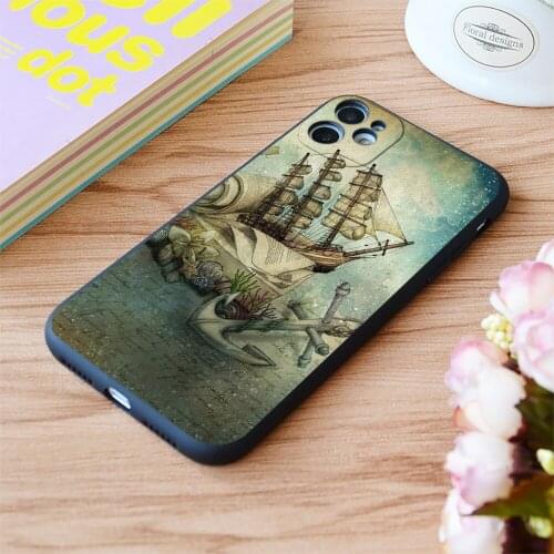 For iPhone Now I Lay Me Down To Read I Travel Leagues Print Soft Matt Apple iPhone Case 6 7 8 11 12 Plus Pro X XR XS MAX SE