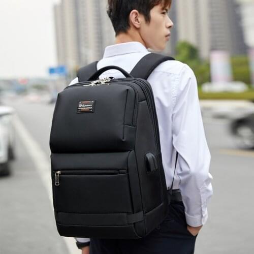 WIERSOON 2021 New Anti-thief Fashion Men Backpack Multifunctional Waterproof 15.6 inch Laptop Bag Man USB Charging Travel