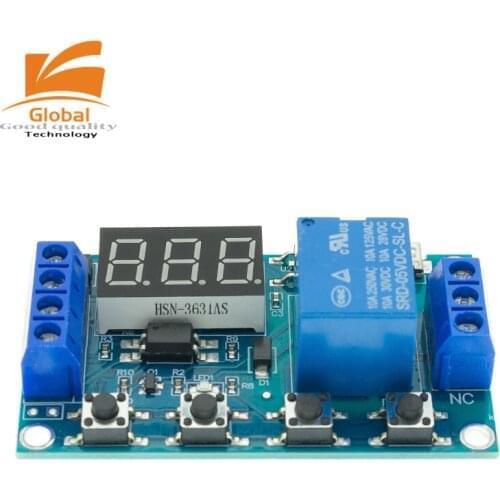 DC 6-30V Relay Module Original Switch Trigger Time Delay Circuit Timer Cycle Adjustable